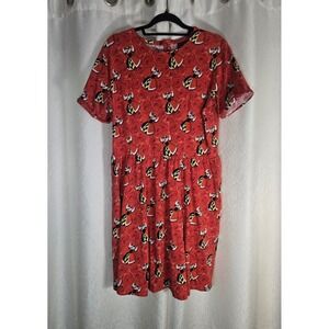 Disney Cakeworthy Alice in Wonderland Queen Of Hearts Dress Plus 2XL Red